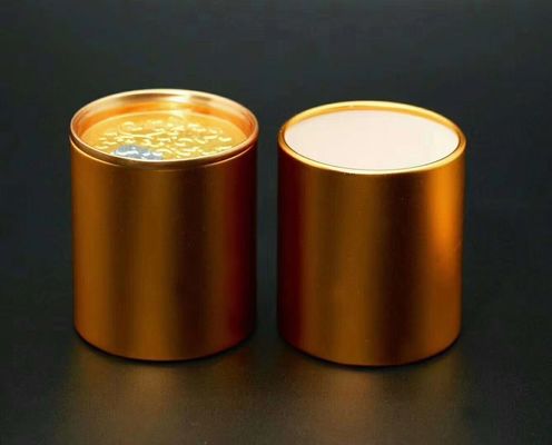 Draagbare, gesloten blik van roestvrij staal voor kleine reis theeverpakkingen Aluminiumlegering