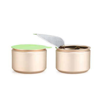 Gepersonaliseerde capaciteit Metalen Aluminium verzegelde thee blik voor Mini Tea Leaf Tea Coffee