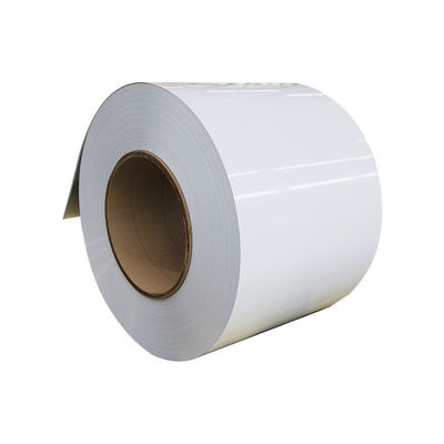 0.14mm-0.70mm Witte aluminium spoel voor dakplaat veneers Verwerking Service Buigen