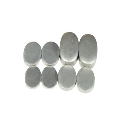 6061 Aluminium metalen slakken in zilverwit van niet-poeder aluminium deeltjes