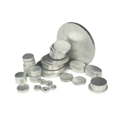 1070 Aluminiumdeeltjes met platte koepel, met een op maat gemaakt gat