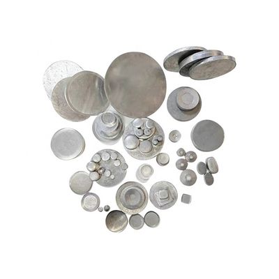 1070 Aluminiumdeeltjes met platte koepel, met een op maat gemaakt gat