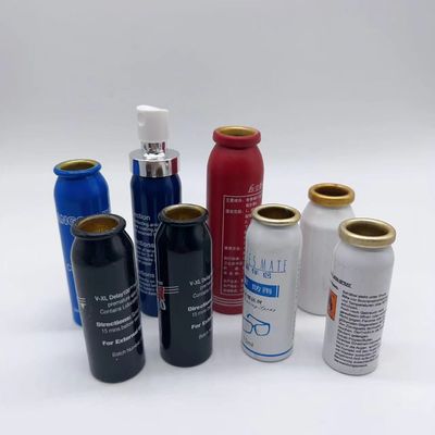 Duurzame maat Accepteerde aluminium flessen voor schoonheid Aerosol Spray Can 80ml 100ml