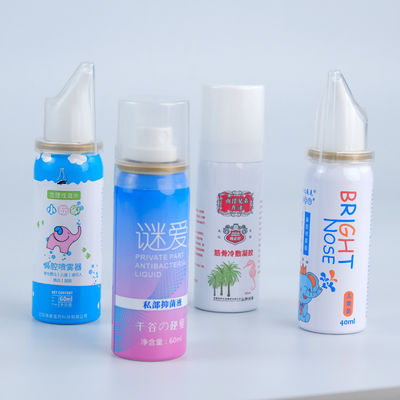 Op maat gedrukte zuurstof aerosol spray blik met en geaccepteerde drukwerk