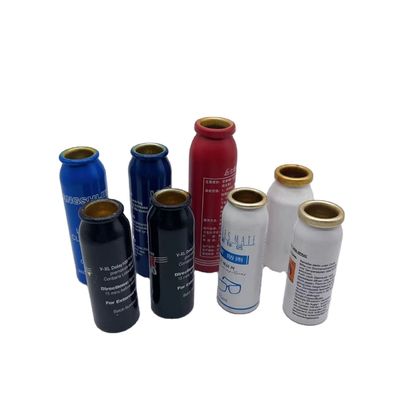 Persoonlijke witte aluminium aerosol blik voor chemische industriële metalen verpakkingen