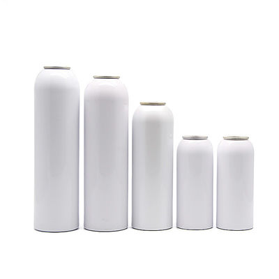 Persoonlijke witte aluminium aerosol blik voor chemische industriële metalen verpakkingen