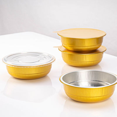 Persoonlijke vormen 600 ml aluminium folie cake pannen 10 pakket 20 pakket 50 pakket voor voedsel