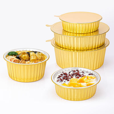 Persoonlijke vormen 600 ml aluminium folie cake pannen 10 pakket 20 pakket 50 pakket voor voedsel