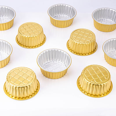 Gepersonaliseerde vormen 7/8/9 inch Huishoudelijk en bakkerij 100 pak Heavy Duty aluminium folie pannen