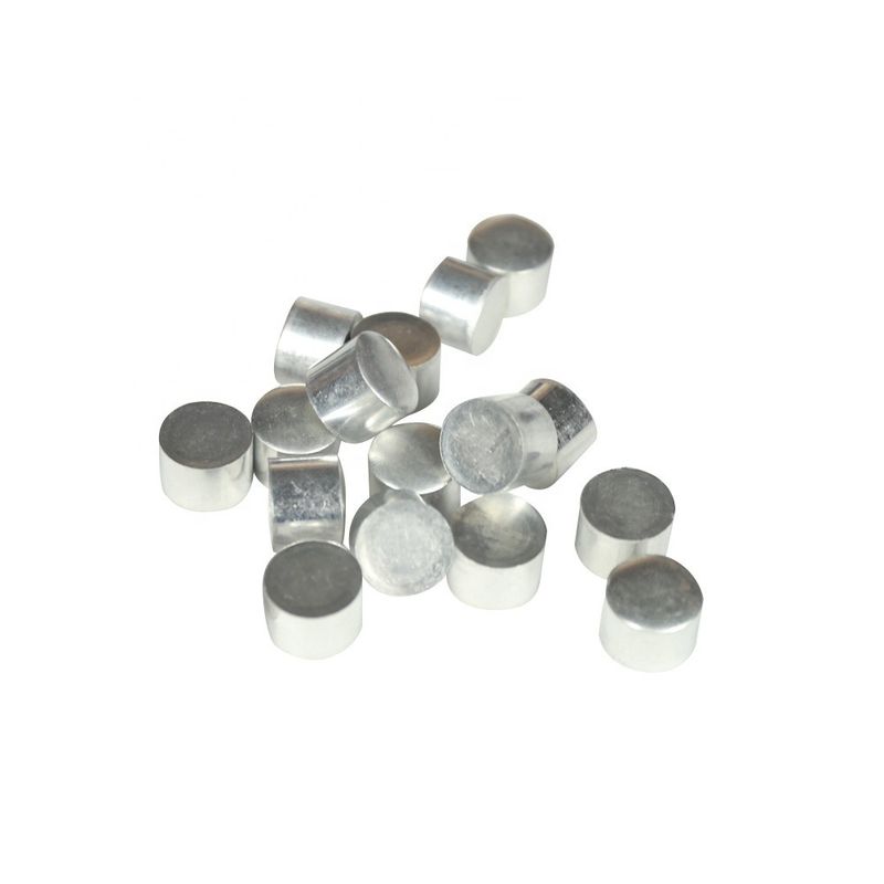 6061 Aluminium metalen slakken in zilverwit van niet-poeder aluminium deeltjes
