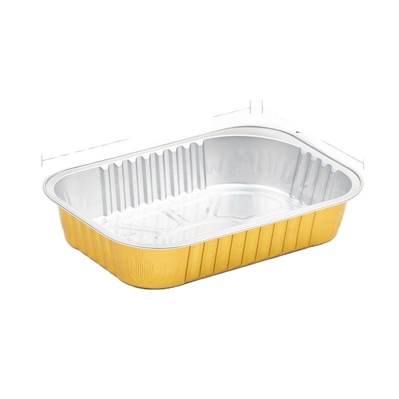 320 ml Wegwerp Aluminium Lunchbox Aluminiumfolie Pan Voordelen voor voedselcontainer