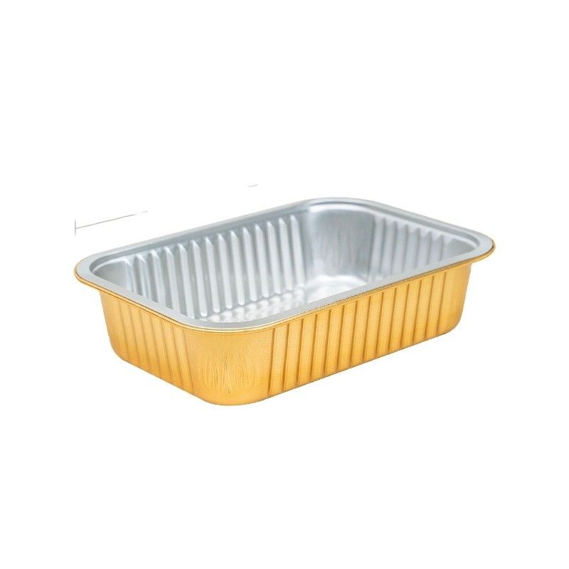 Goud- en zilveren kleine folie voor voedselcontainers van 8011 aluminiumfolie