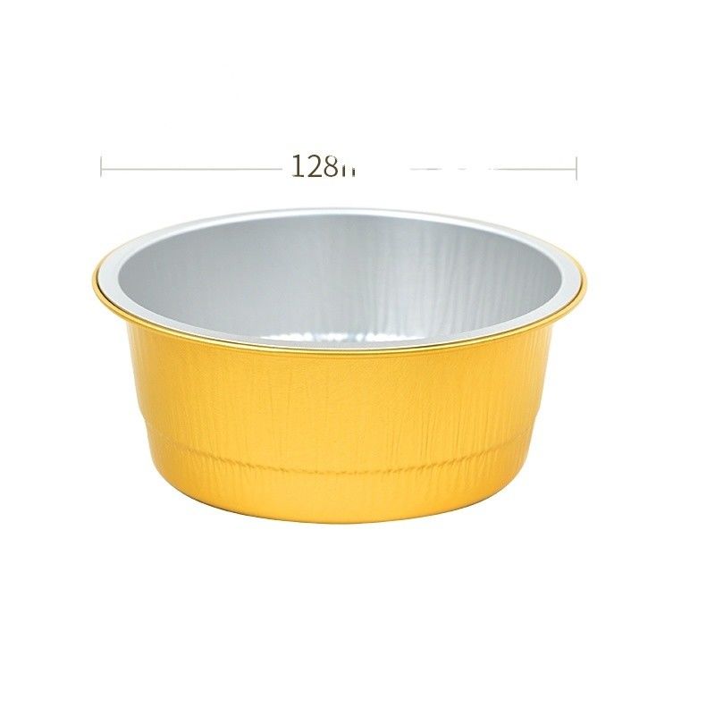 450 ml Food Grade Aluminium Foil Tray voor Cake Baking Pulp Moulding en milieuvriendelijk