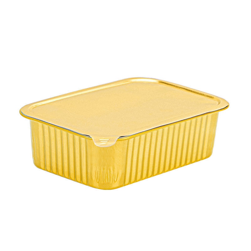 Persoonlijke vormen 600 ml aluminium folie cake pannen 10 pakket 20 pakket 50 pakket voor voedsel
